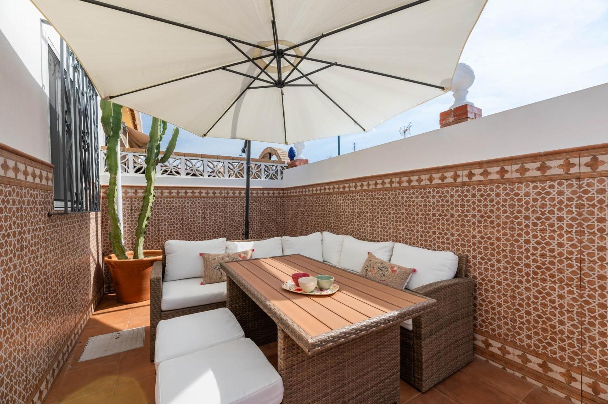 Casa Silvia - Piscina Y Playa Villa Малага Екстериор снимка